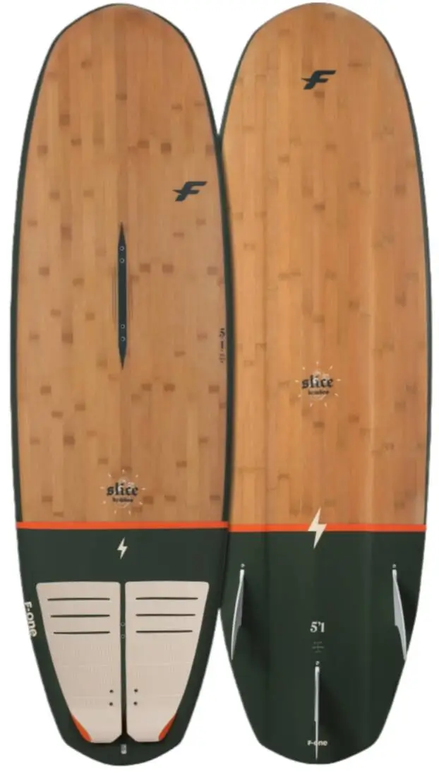 F-One Slice Bamboo Kitesurf Board 2 F-One Slice Bamboo Kitesurf Board - Afbeelding 2