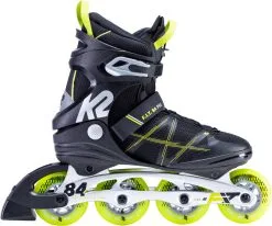 K2 F.I.T 84 Black/Yellow Inline Skates -paddle boarding Winkel k2 k2 f i t 84 black yellow inline skates 5